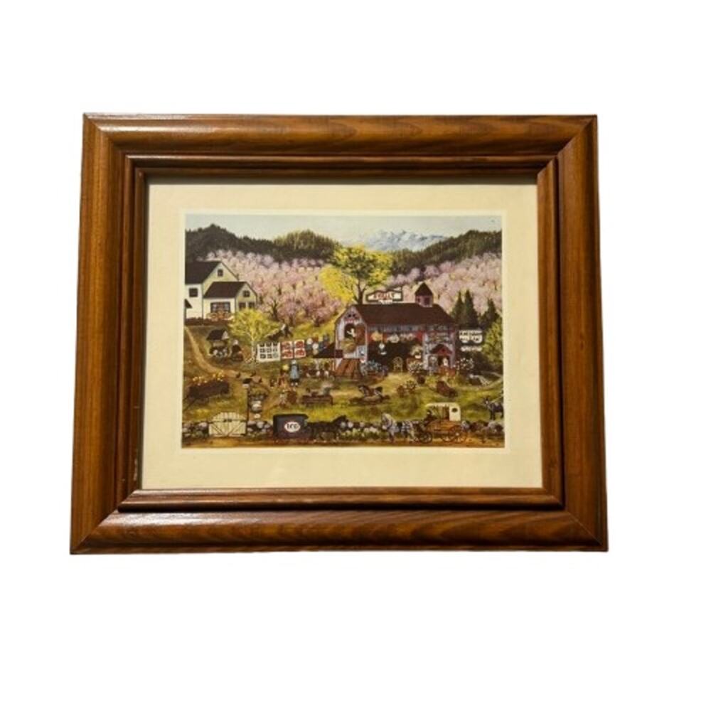 Vintage “Colonial Times” Art Piece